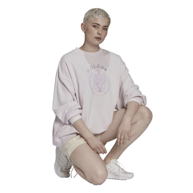 adidas graphic sweater White