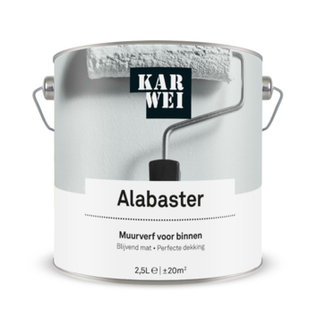 KARWEI muurverf RAL 9003 alabaster mat 2,5 liter