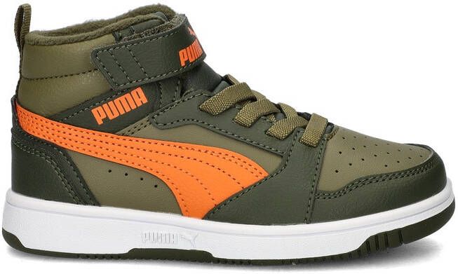 PUMA Rebound V6 Mid WTR AC+ PS Unisex Sneakers Dark Olive-Maple Syrup- Olive