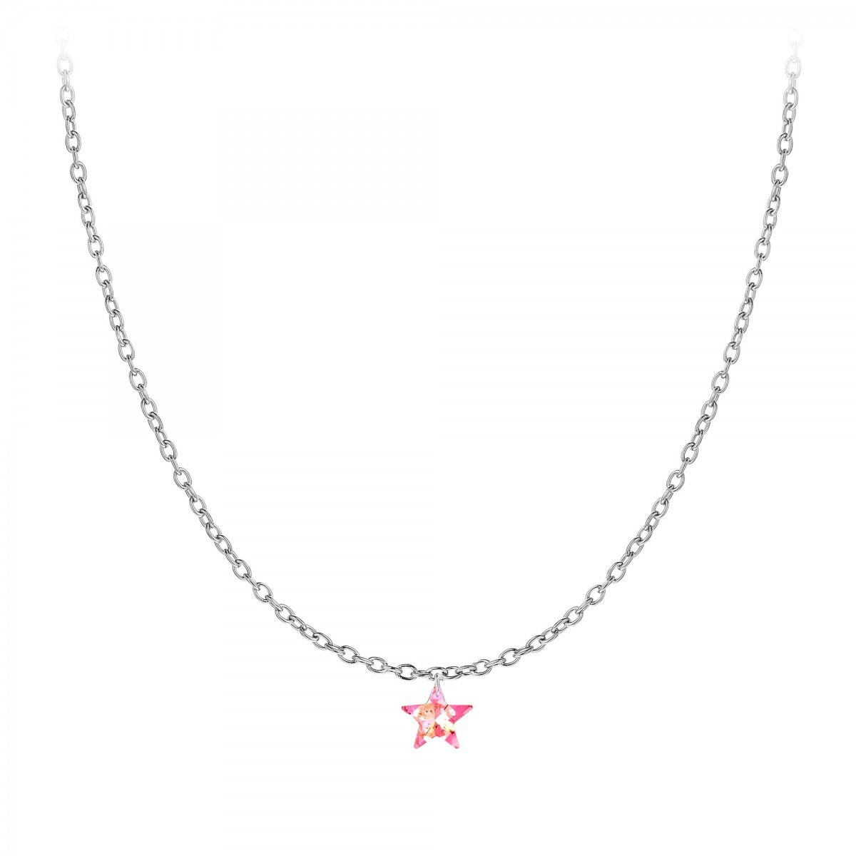 Chaine maille forçat et étoile SC Crystal