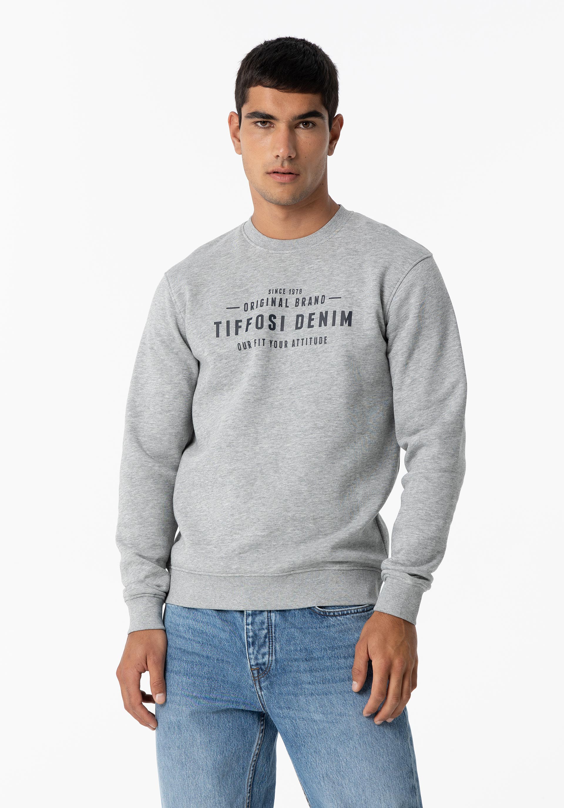 Sweatshirt com Estampado Frontal