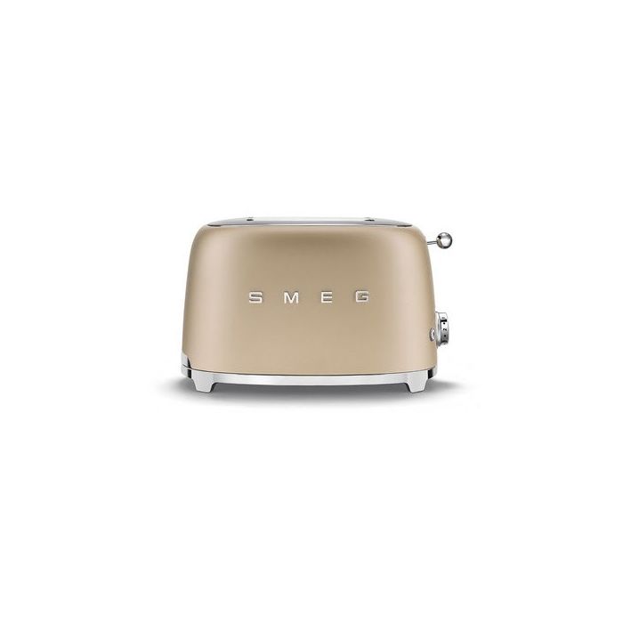 SMEG Toaster 2-Schlitz 50's Retro Style TSF01CHMEU Champagner Matt