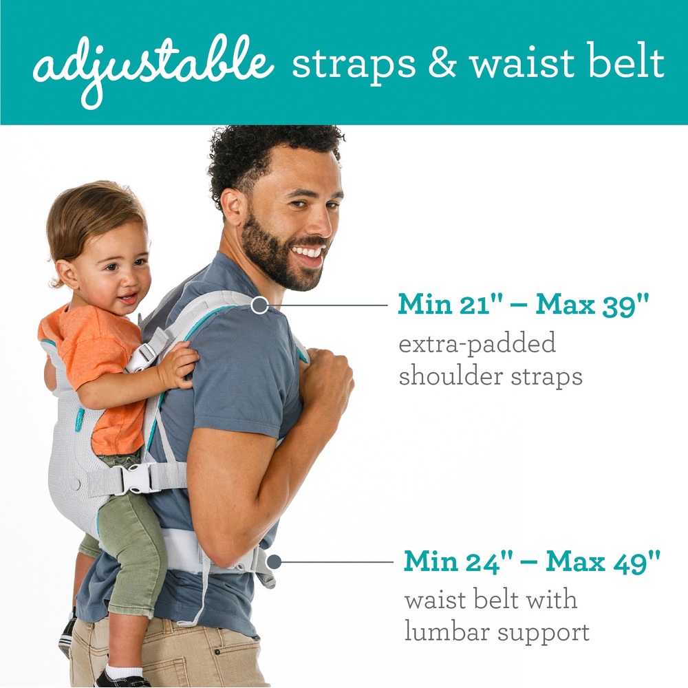 Infantino Flip 4-in-1 Leichte & Luftige Babytrage