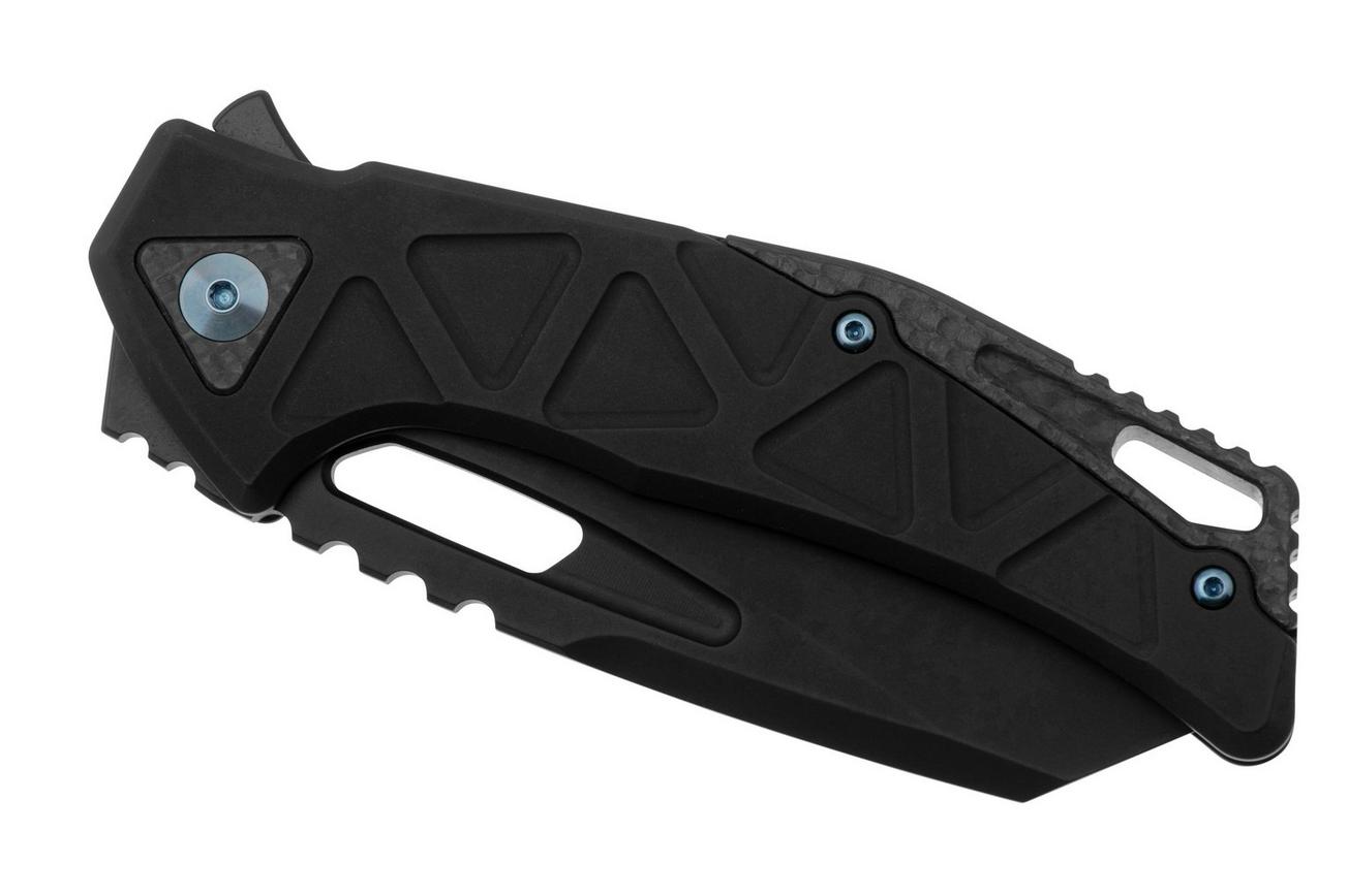 Fox Chronos FX-552-AL PVD Magnacut, Black PVD Aluminium, zakmes, Stefan Merk design