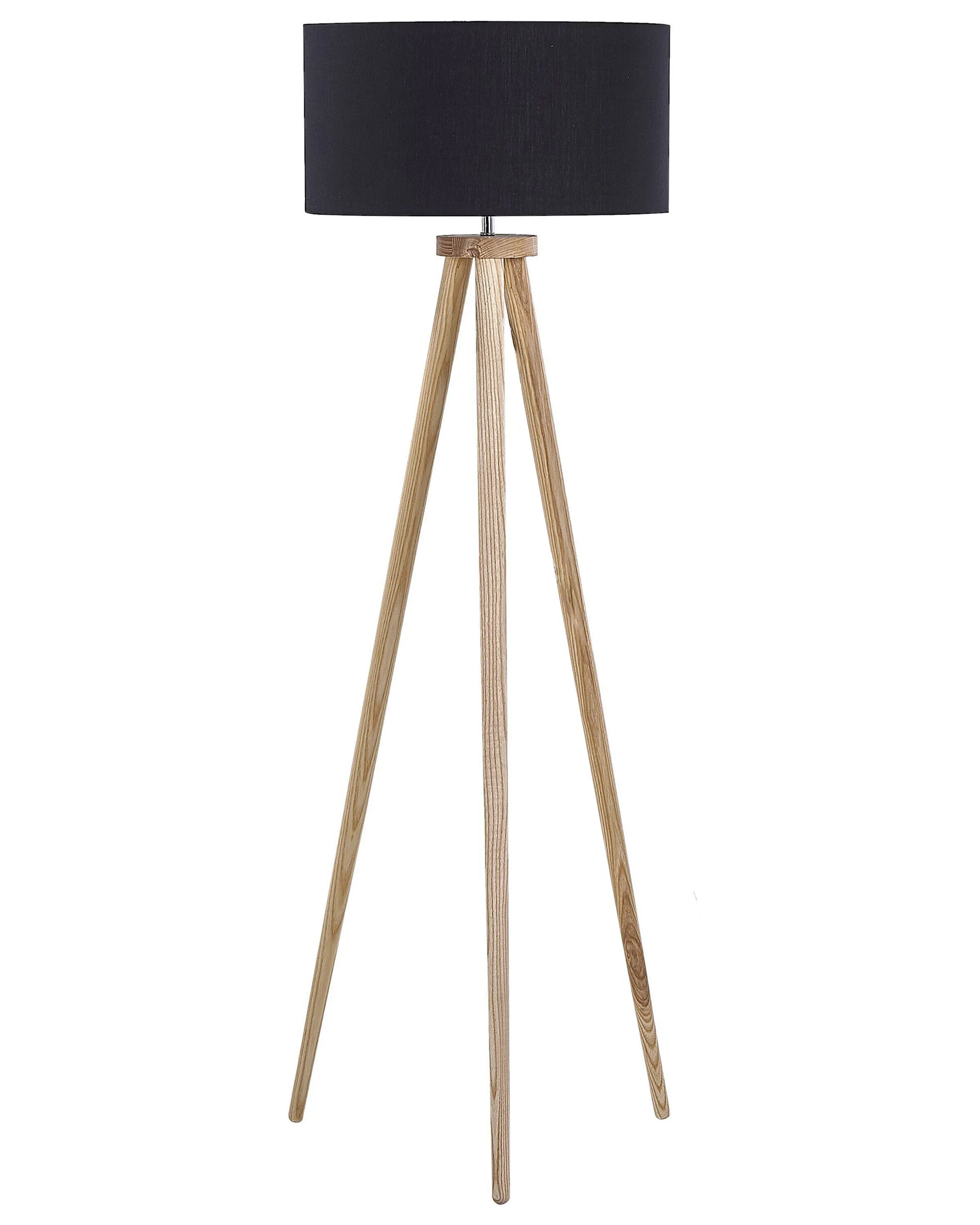 Staande lamp NITRA Eikenhout Zwart