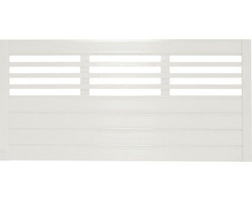 Konsta Style voortuinhek 180 x 90 cm crèmewit
