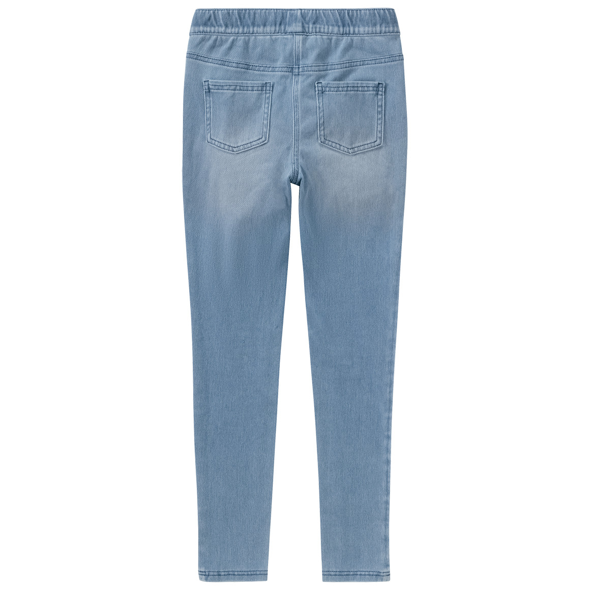 Yigga Mädchen Jeggings mit Elastikbund hellblau