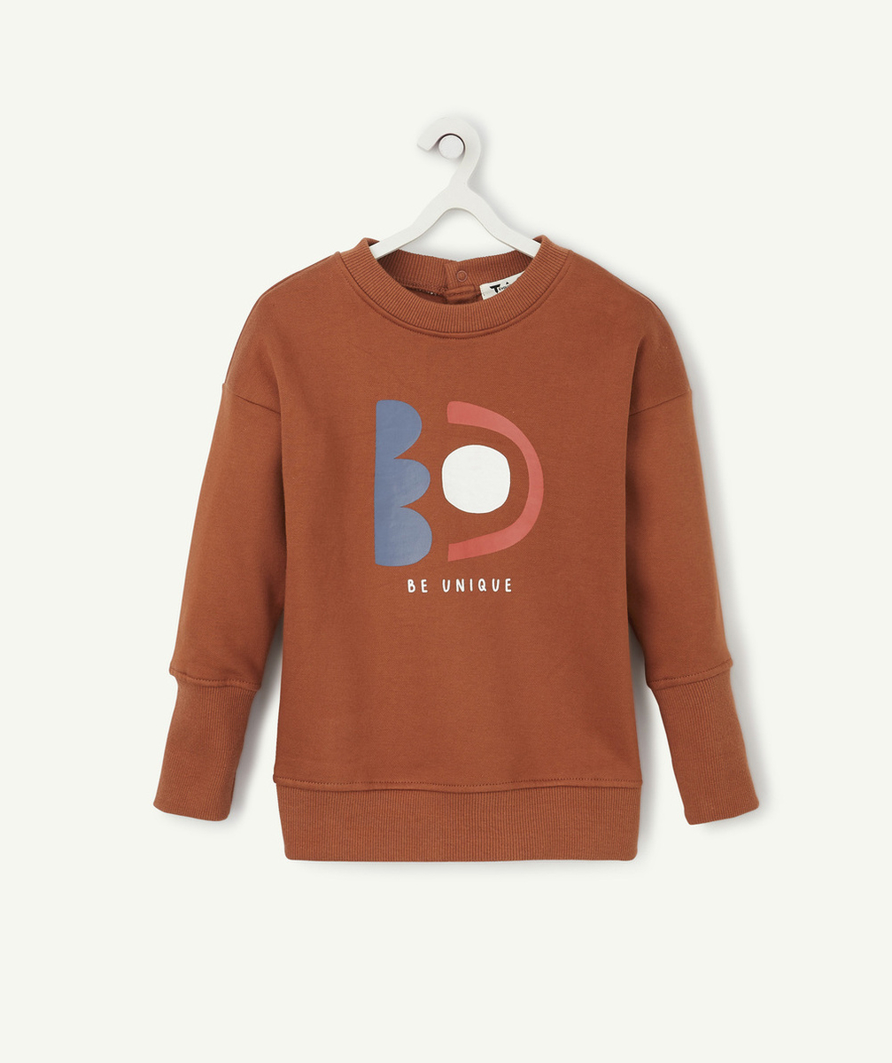 LE SWEAT ÉVOLUTIF TERRACOTTA EN COTON PIMA