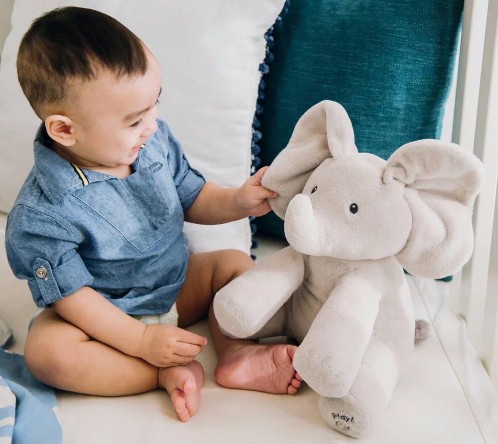 PELUCHE FLAPPY L'ELEPHANT 30 CM - GUND