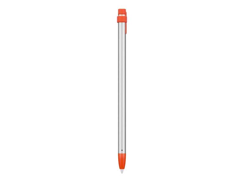 Logitech Eingabestift Crayon Grau/Orange Kinderfreundlicher Kreativ-Eingabestift für das Apple iPad