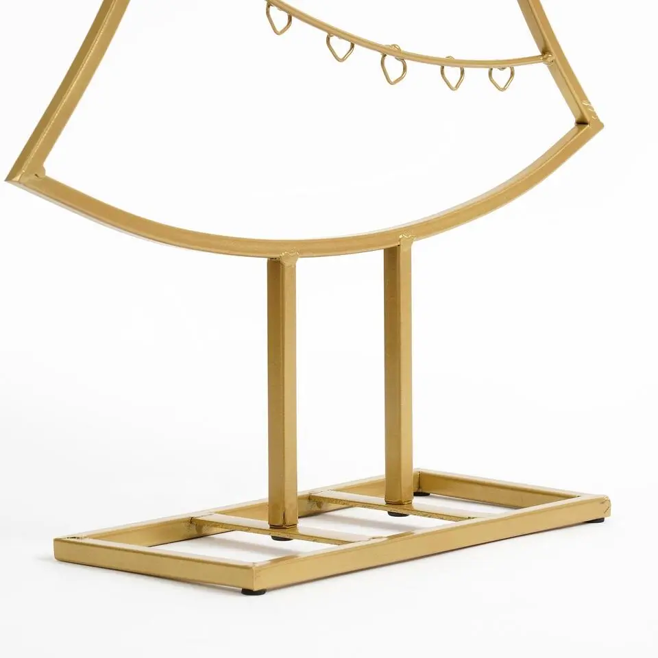 Mica Decorations Decoratie Kerstboom - L40 x B12 x H79 cm - IJzer - Goud