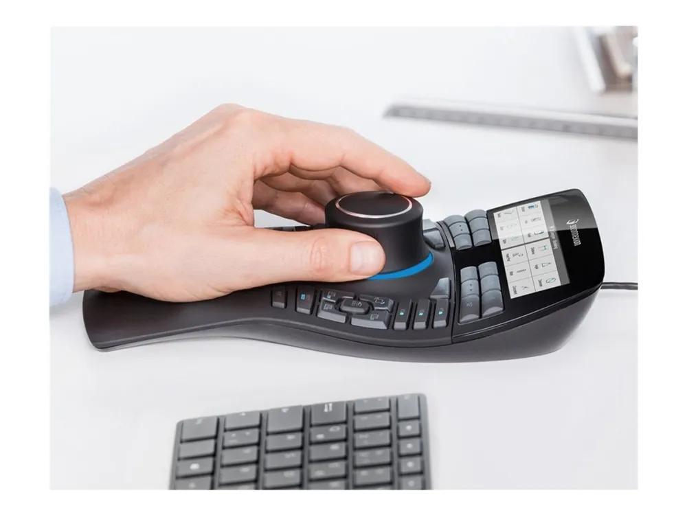 3Dconnexion SpaceMouse Enterprise - 3D-mus - 31 knapper - kablet - USB