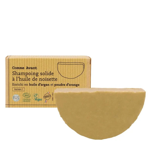 Comme Avant Shampoing Solide Enrichi en Huile d'Argan 70g