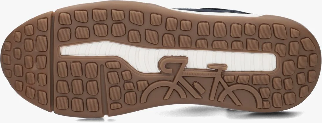 CYCLEUR DE LUXE blauwe cycleur de luxe lage sneakers anchor