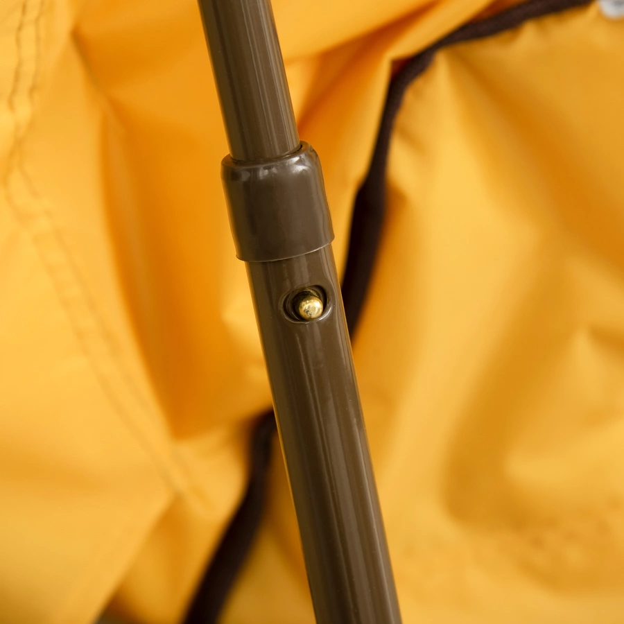 HOMCOM Campingstuhl mit Faltbarkeitsfunktion gelb