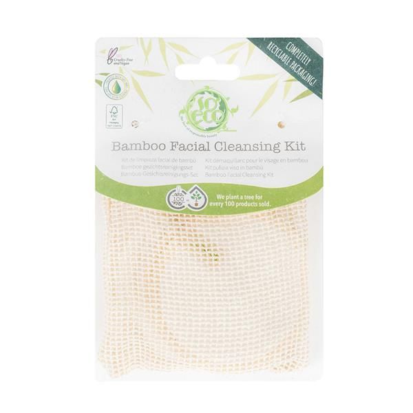 Kit Desmaquilhante Facial Em Bambu