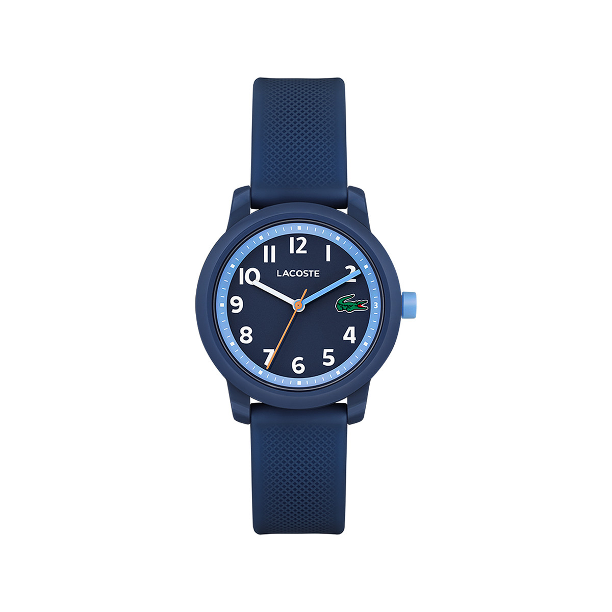 Montre LACOSTE 12.12 kids enfant résine bracelet silicone bleu