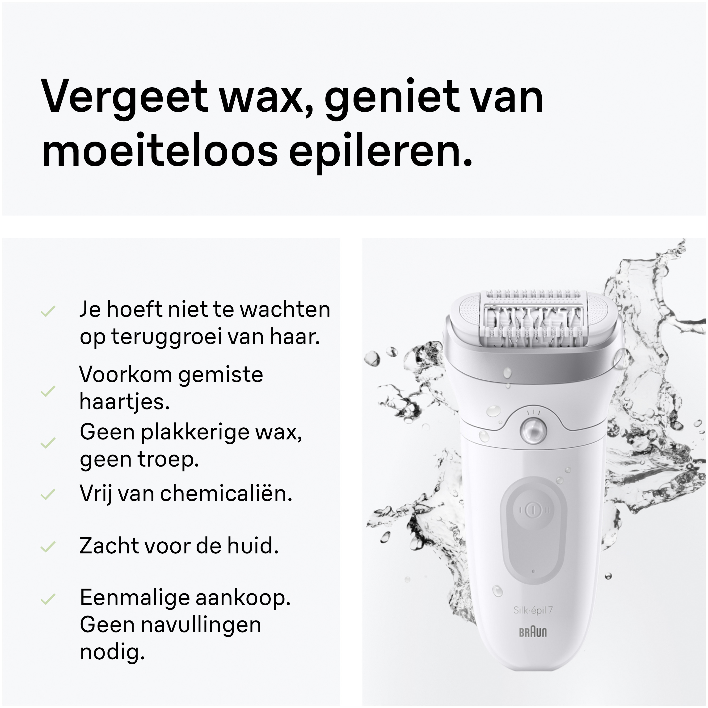 Braun Silk·épil 7 7-000 epilator Wet & Dry
