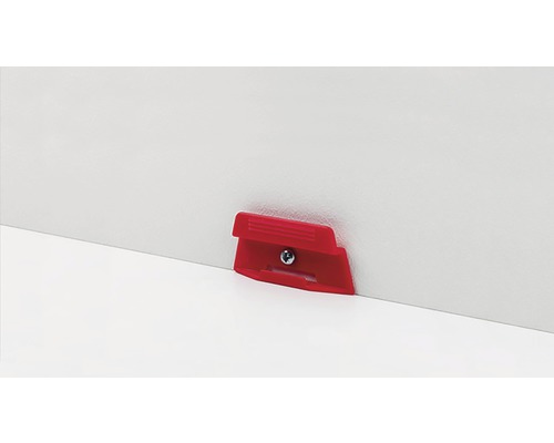 Rode afwerkclip voor SL4/SL5/SL18/SL20, verpakking van 24.