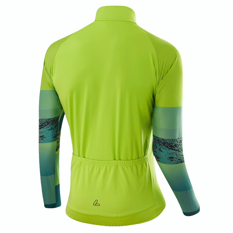 Löffler Shalerock groen heren lange mouwen wielrenshirt