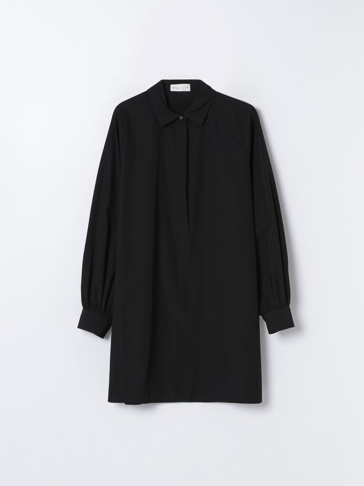 Vestido camisa - Preto