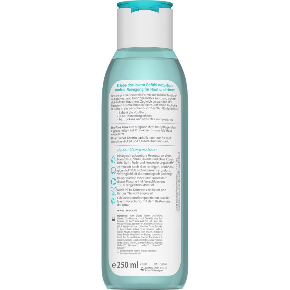 lavera basis sensitiv Pflegedusche 2in1