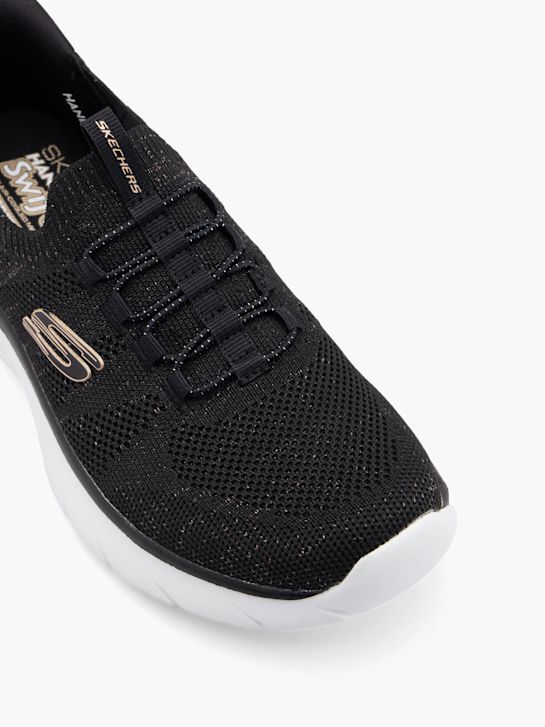 Skechers SWIFT-FIT SOLE PROVIDER Slip-Ons Schwarz