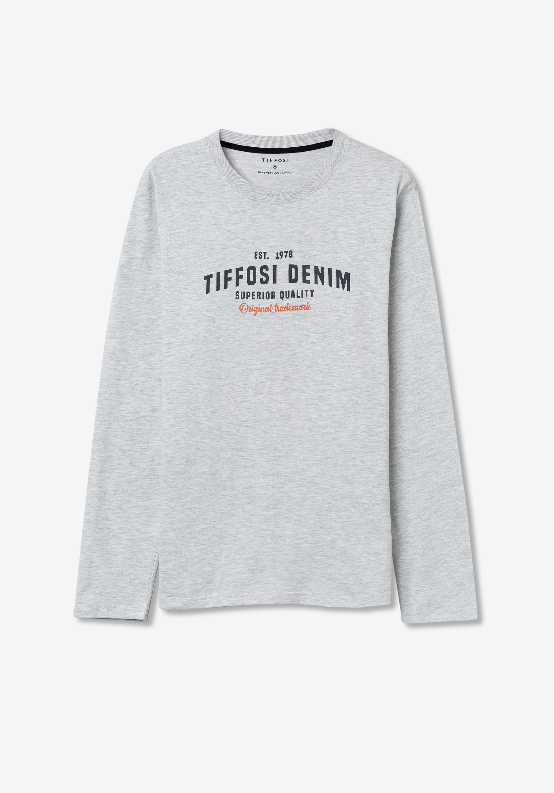 T-shirt Estampado Frontal Toque Suave