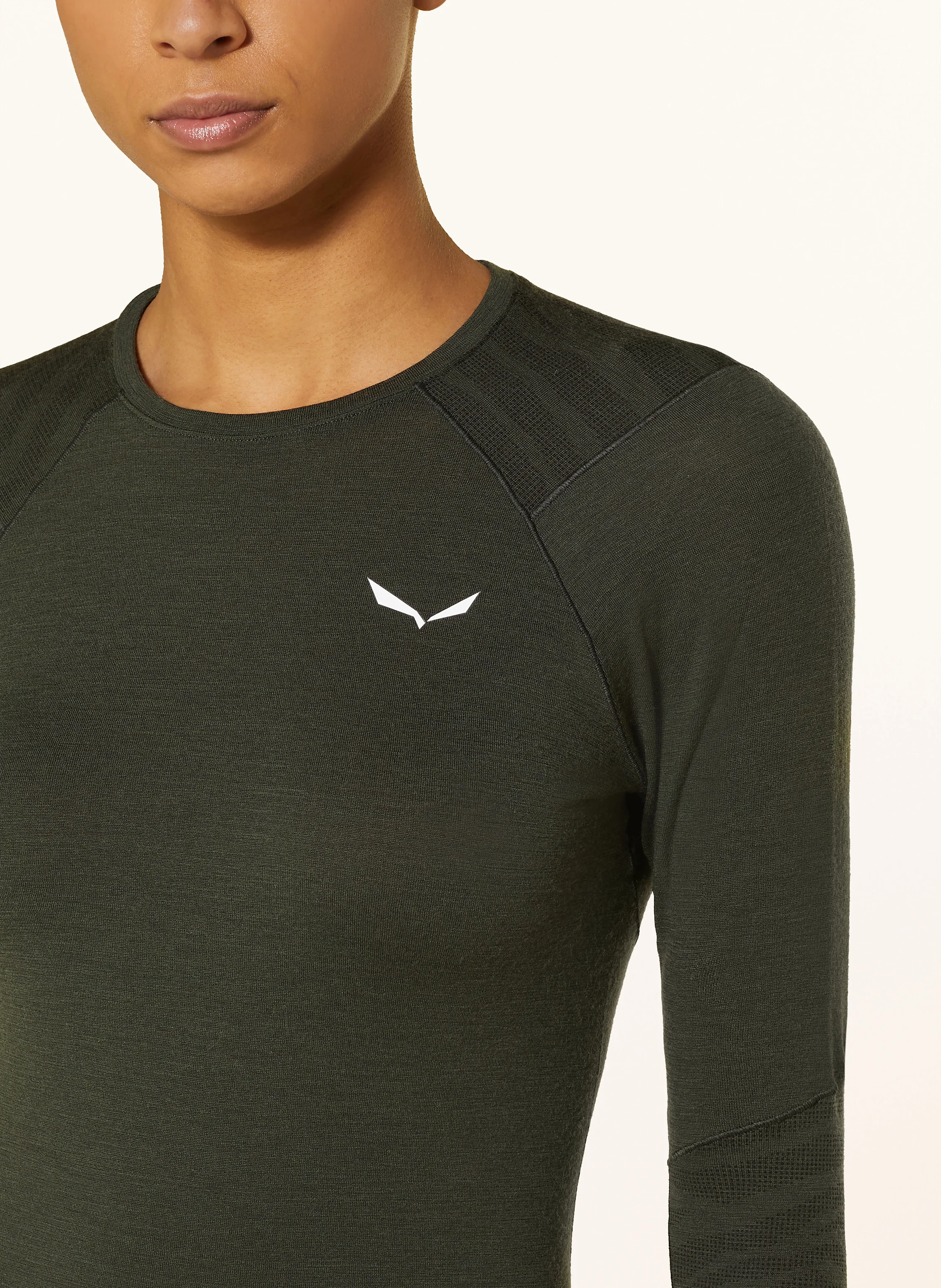 SALEWA Funktionswäsche-Shirt CRISTALLO aus Merinowolle
