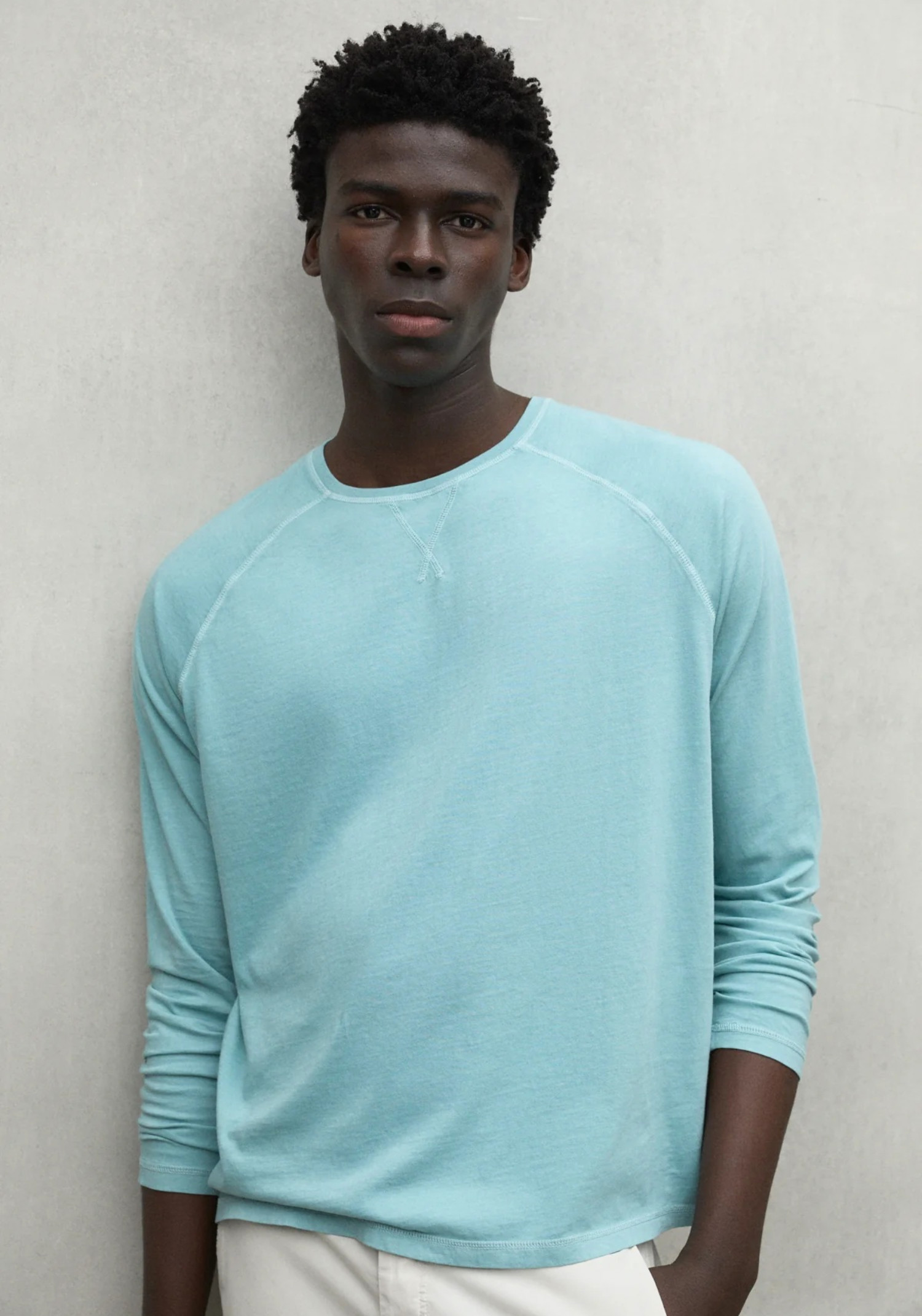 Ecoalf Longsleeve Malaga Aqua Green