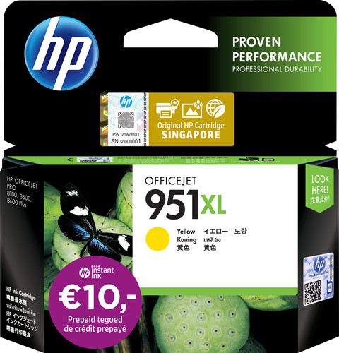 HP 951XL Cartridge Geel