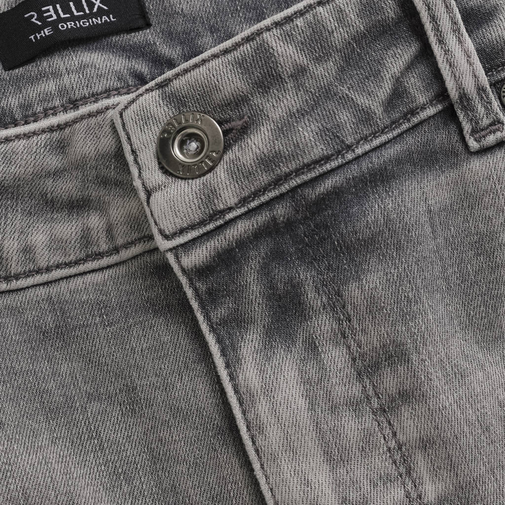 Rellix straight leg jeans grey denim