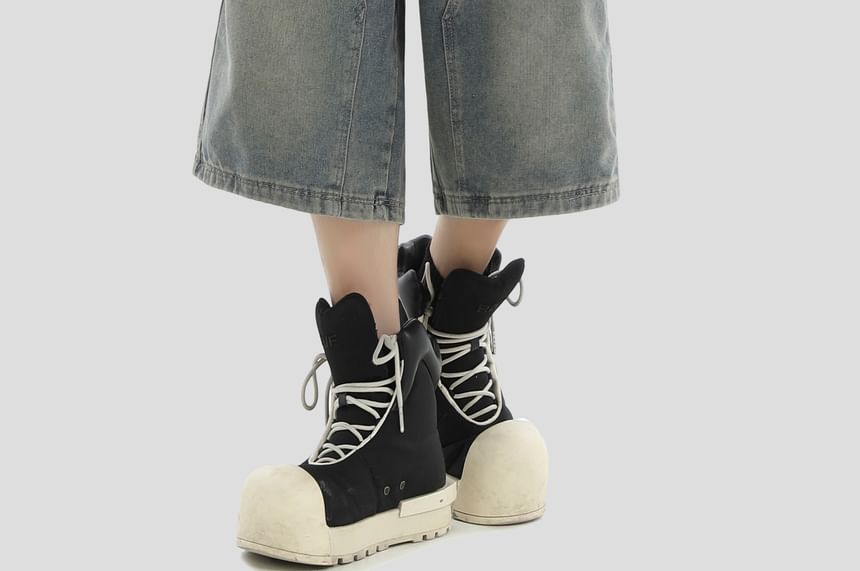Banash - Wijde denim shorts