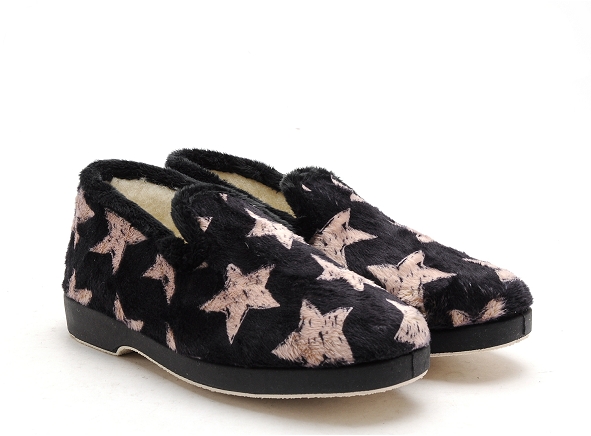 La maison de l espadrille chaussons femme 7658 6 noir