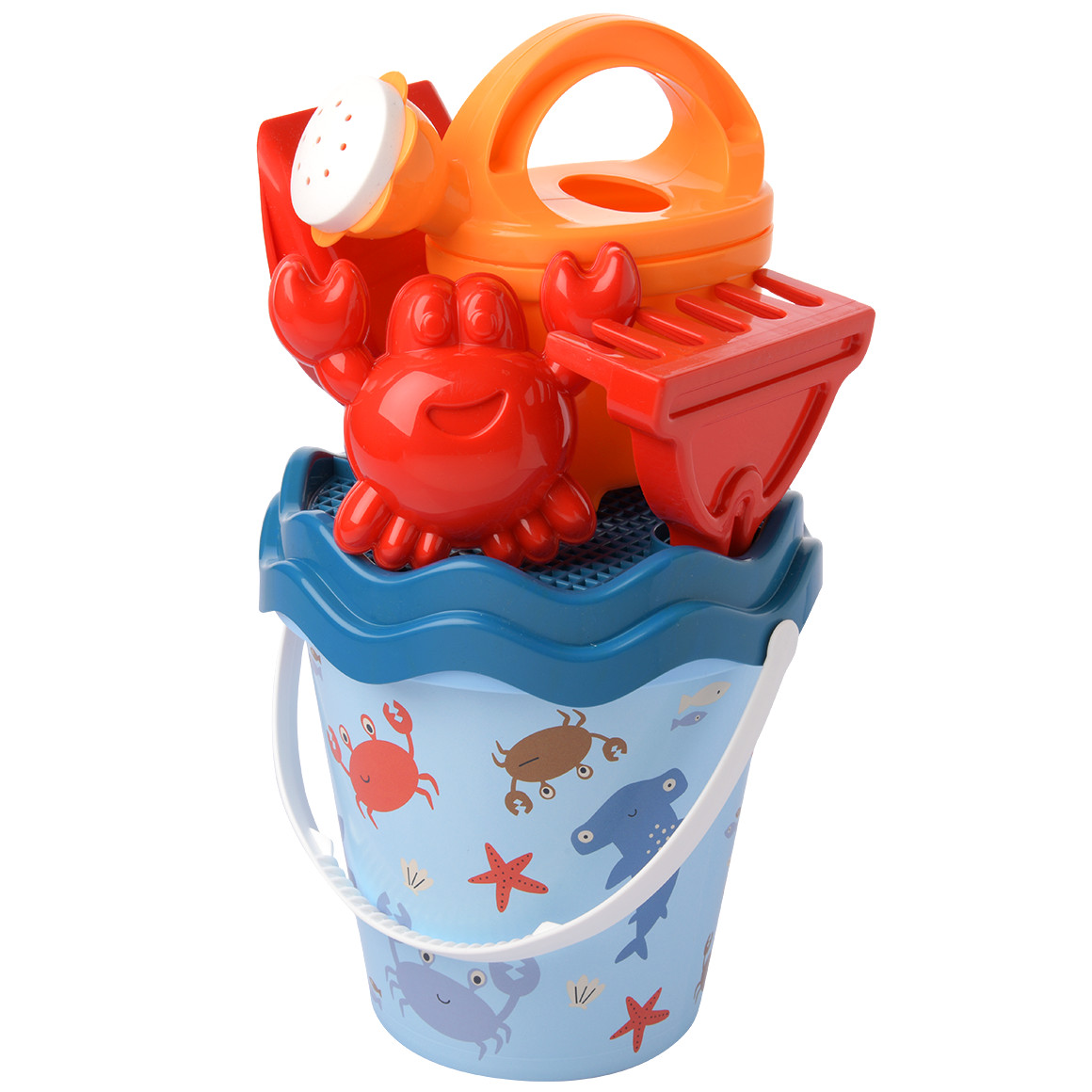 Simba Sandspielzeug-Set 6-teilig blau / rot