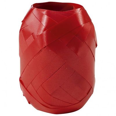 Clairefontaine - Bolduc œuf lisse - ruban d'emballage 7 mm x 10 m - rouge
