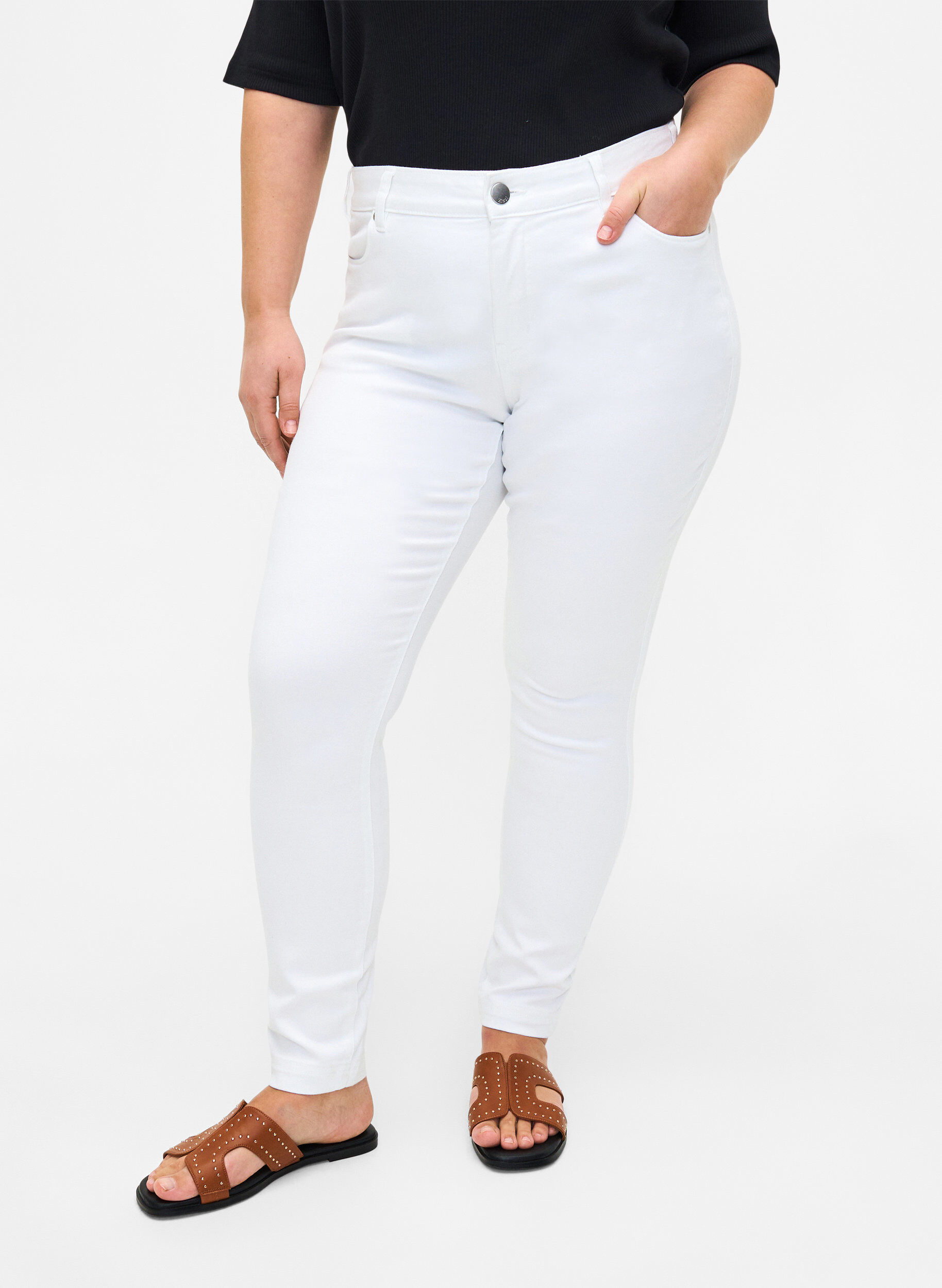 Viona jeans med regulær talje