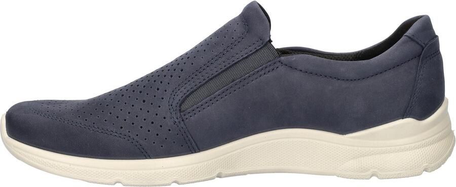 Ecco Instappers Irving slip-on sneaker lage schoen vrijetijdsslippers met stretchinzetten