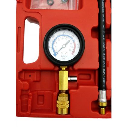 Coffret Brazoline CONTROLEUR DE PRESSION CYLINDRE MOTEUR (à aiguille, pressiomètre) Universel
