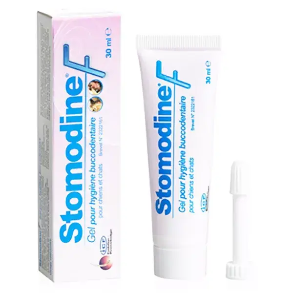 MP Labo Stomodine F Higiene Oral para Cães e Gatos, Gel de 30ml