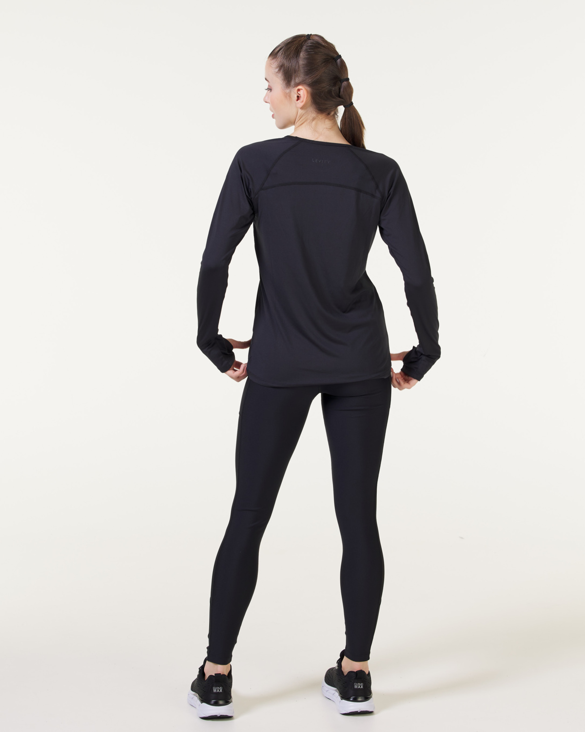 LEVITY Ace Mesh Pocket Tights Black
