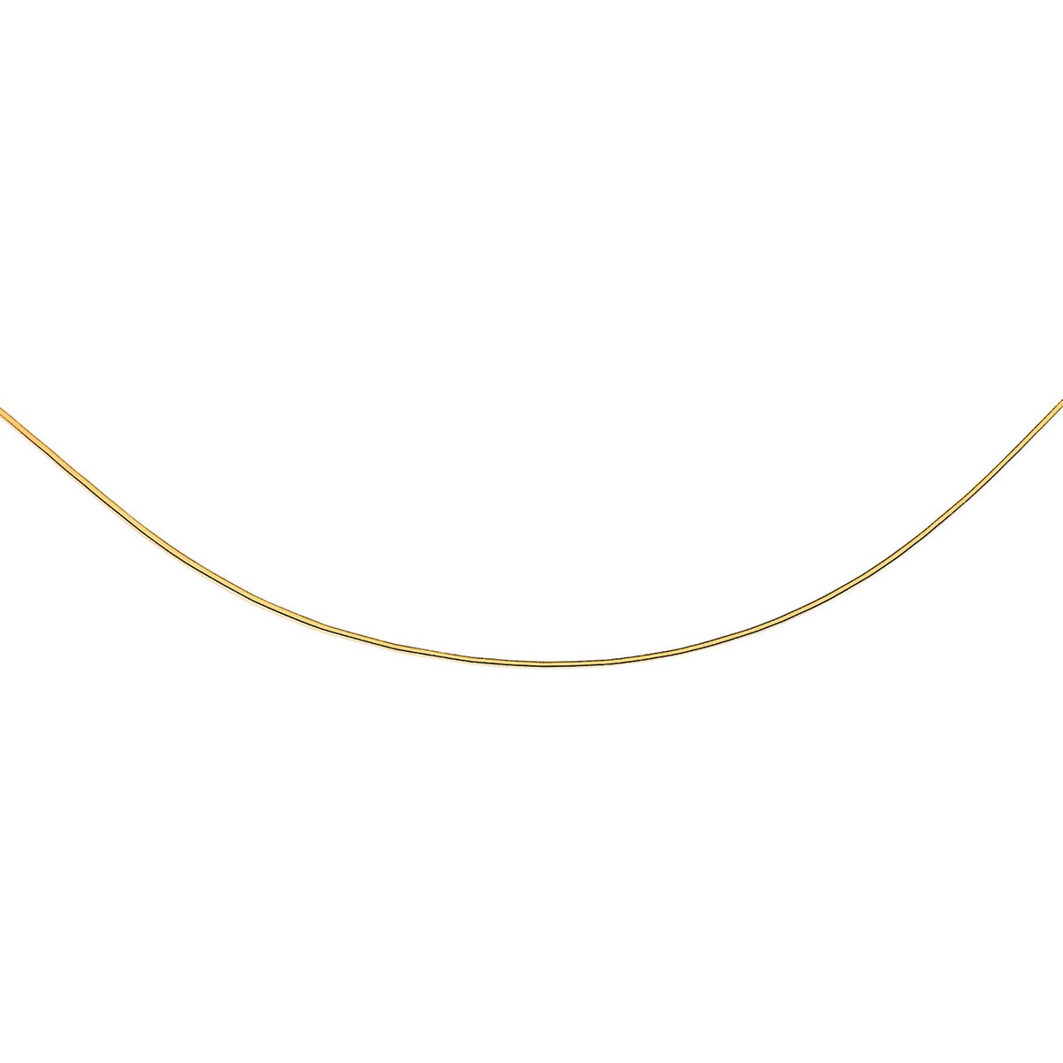 Collier omega reversible or 18 carats 1.2 mm