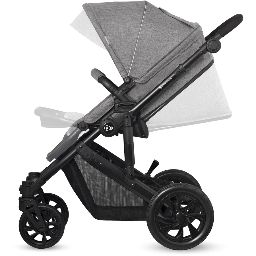 Kinderkraft Kinderwagen Prime Lite 3 in 1 Mink Pro Grey