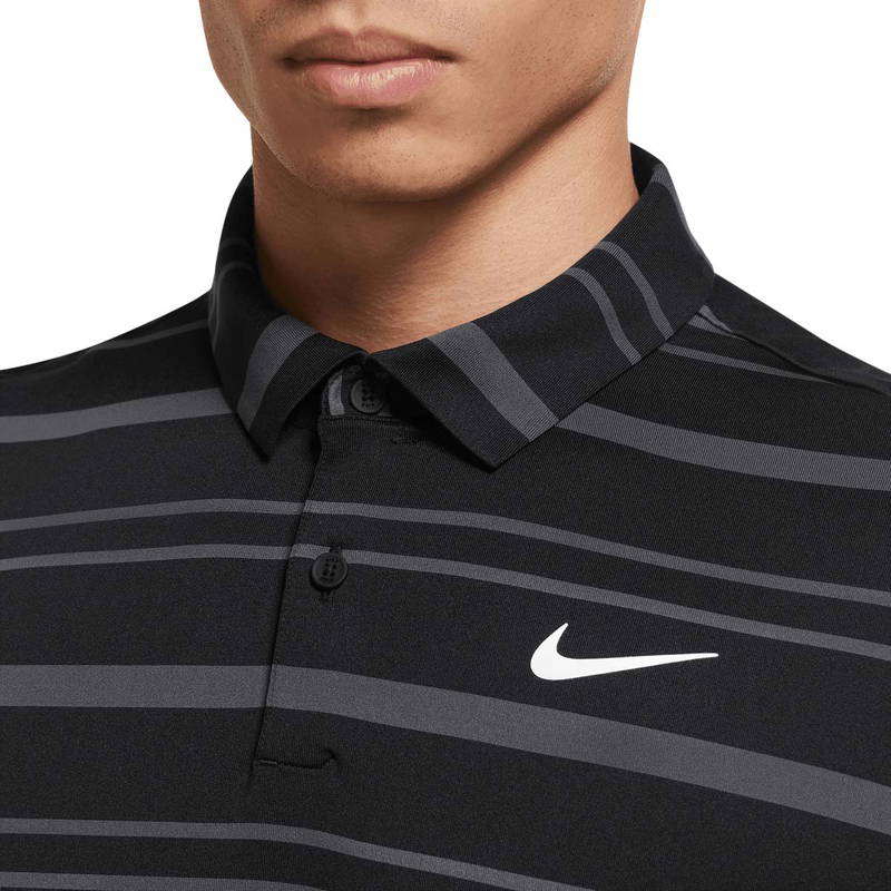 Nike Dri-FIT Tour Stripe Golf Polo T-shirt Herre