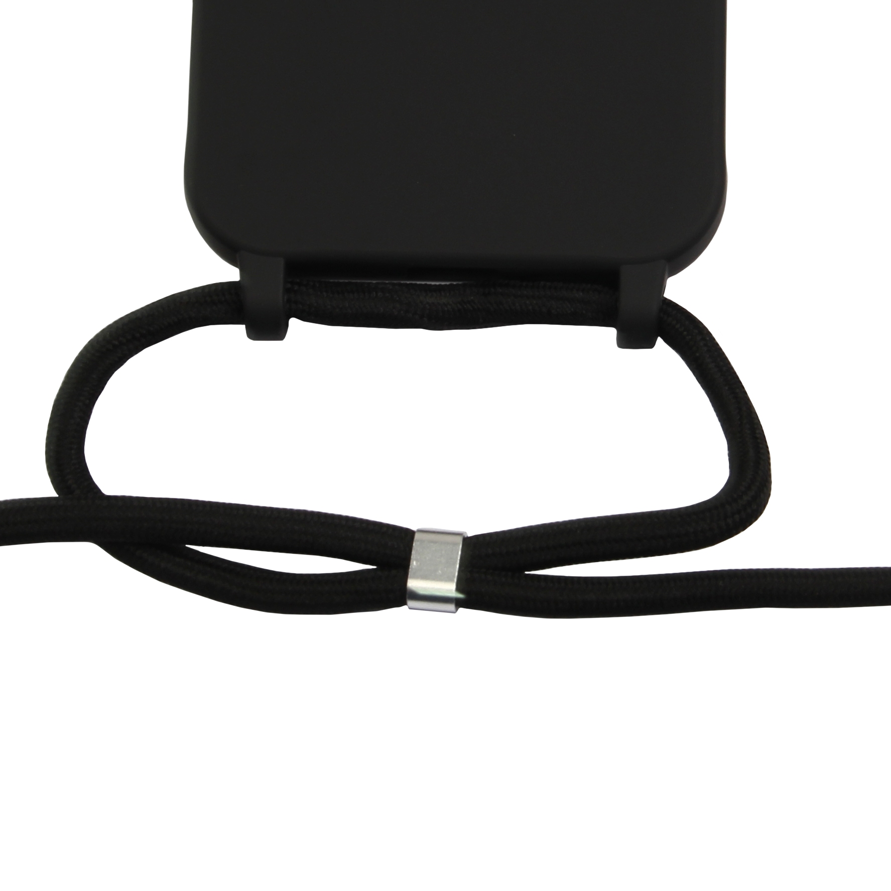 Handyhülle mit Band iPhone 15 schwarz