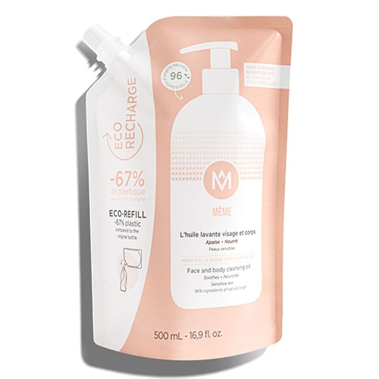Recharge Huile Lavante Pour Le Corps 500ml Peaux fragilisées meme