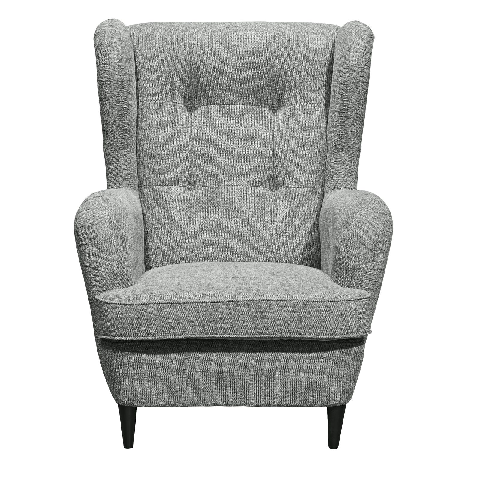 Ohrensessel - grau - 78 cm breit