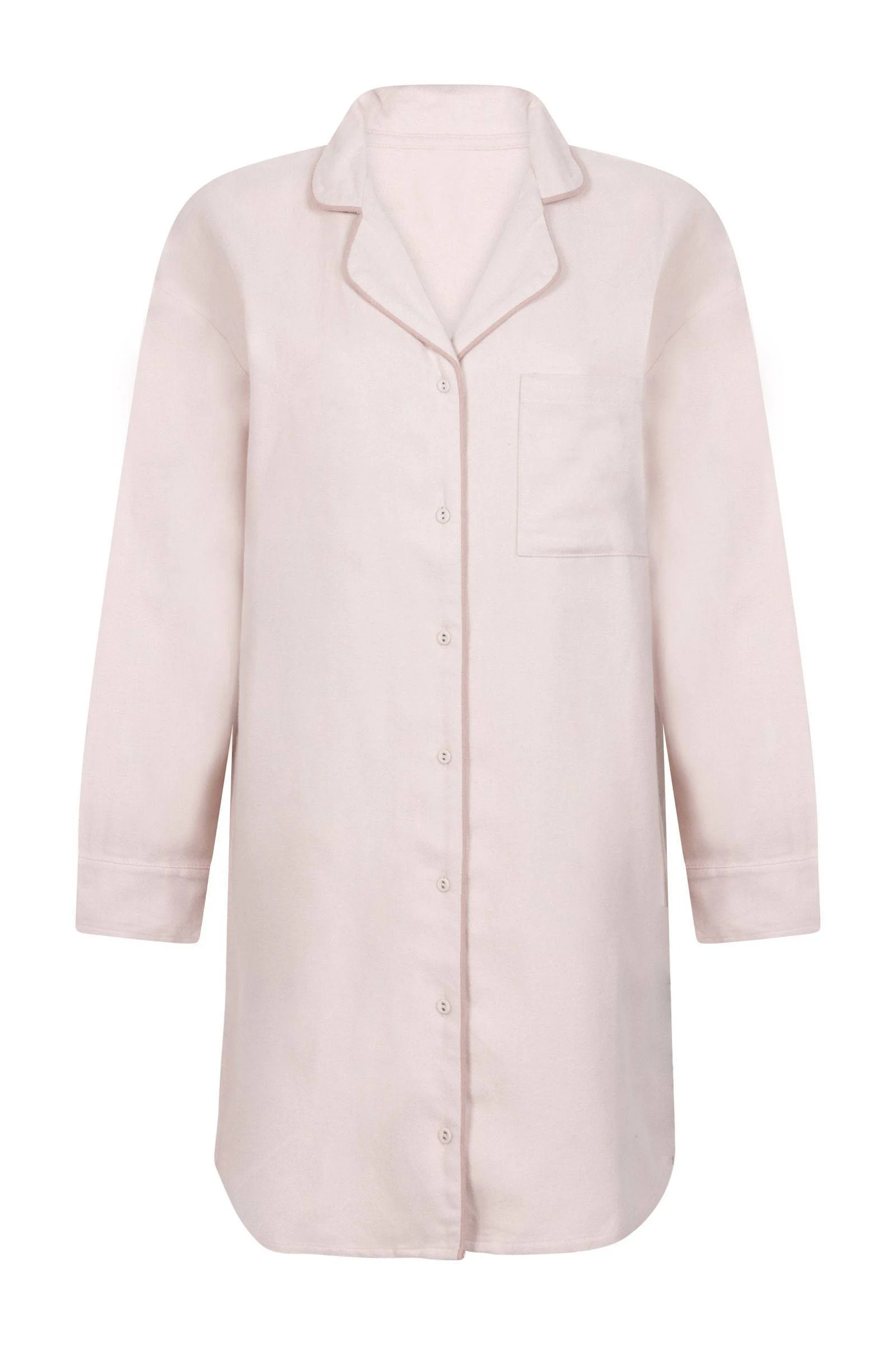 Hunkemöller flanellen nachthemd roze