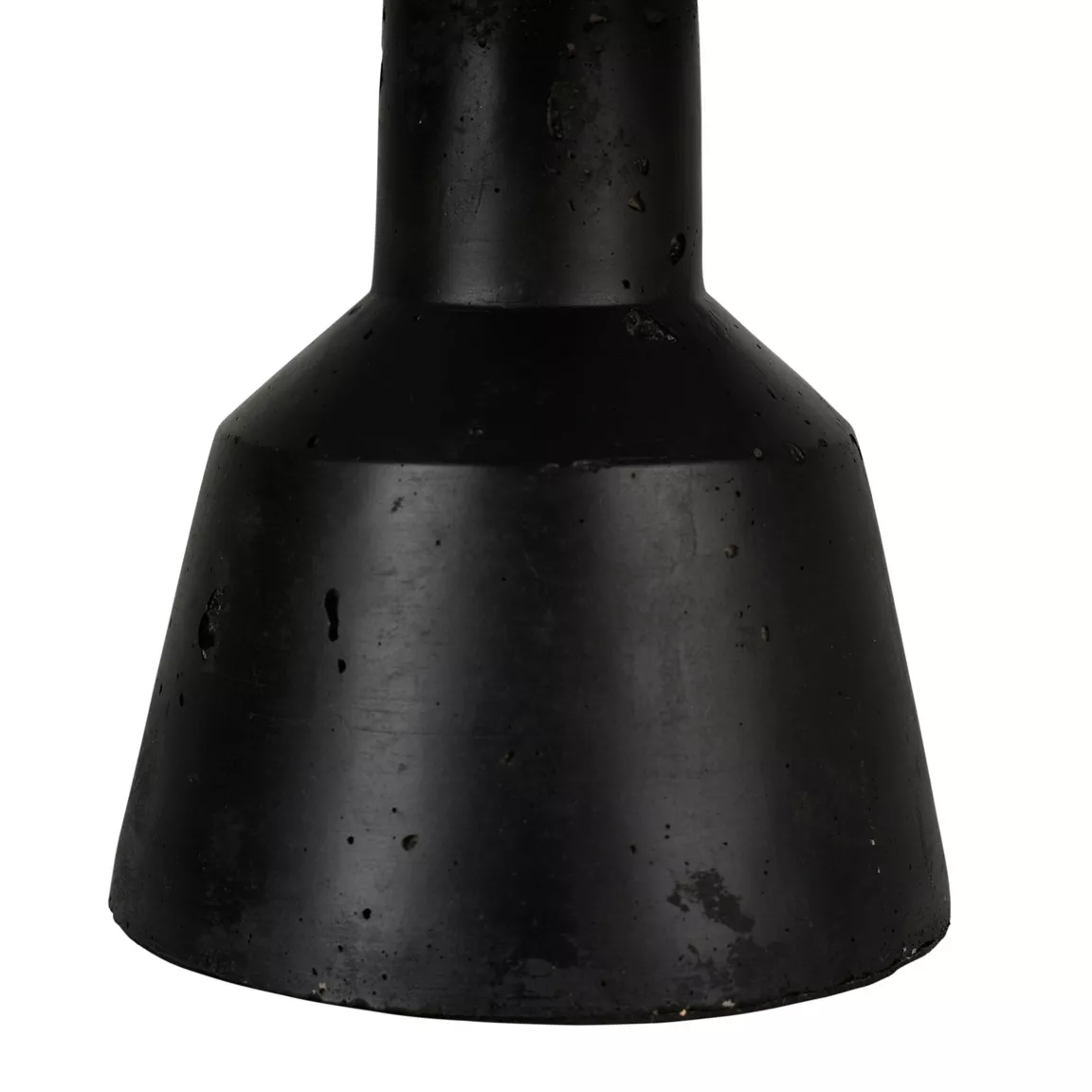 Lampe à poser en ciment (H29 cm) Portland Noir et beige