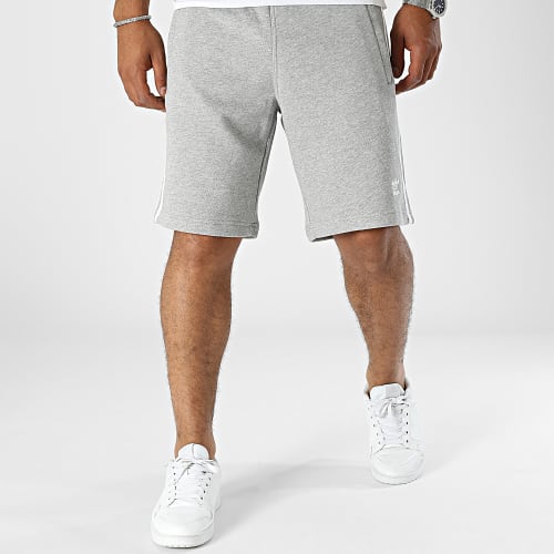 Short Jogging 3 Stripes IA6354 Gris Chiné